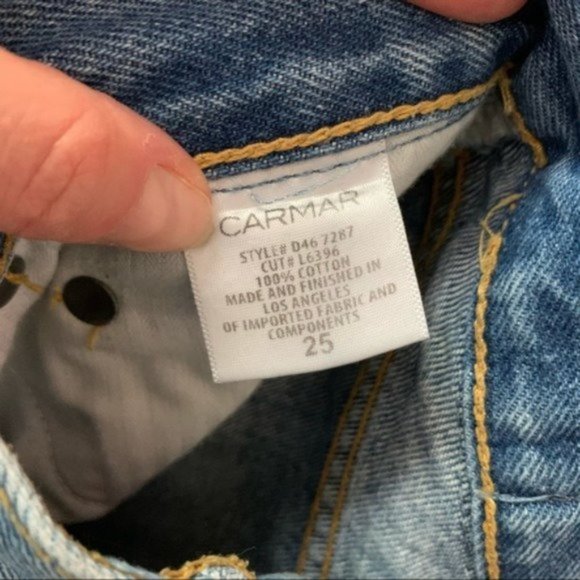 Carmar Distressed Denim Shorts - Picture 5 of 6